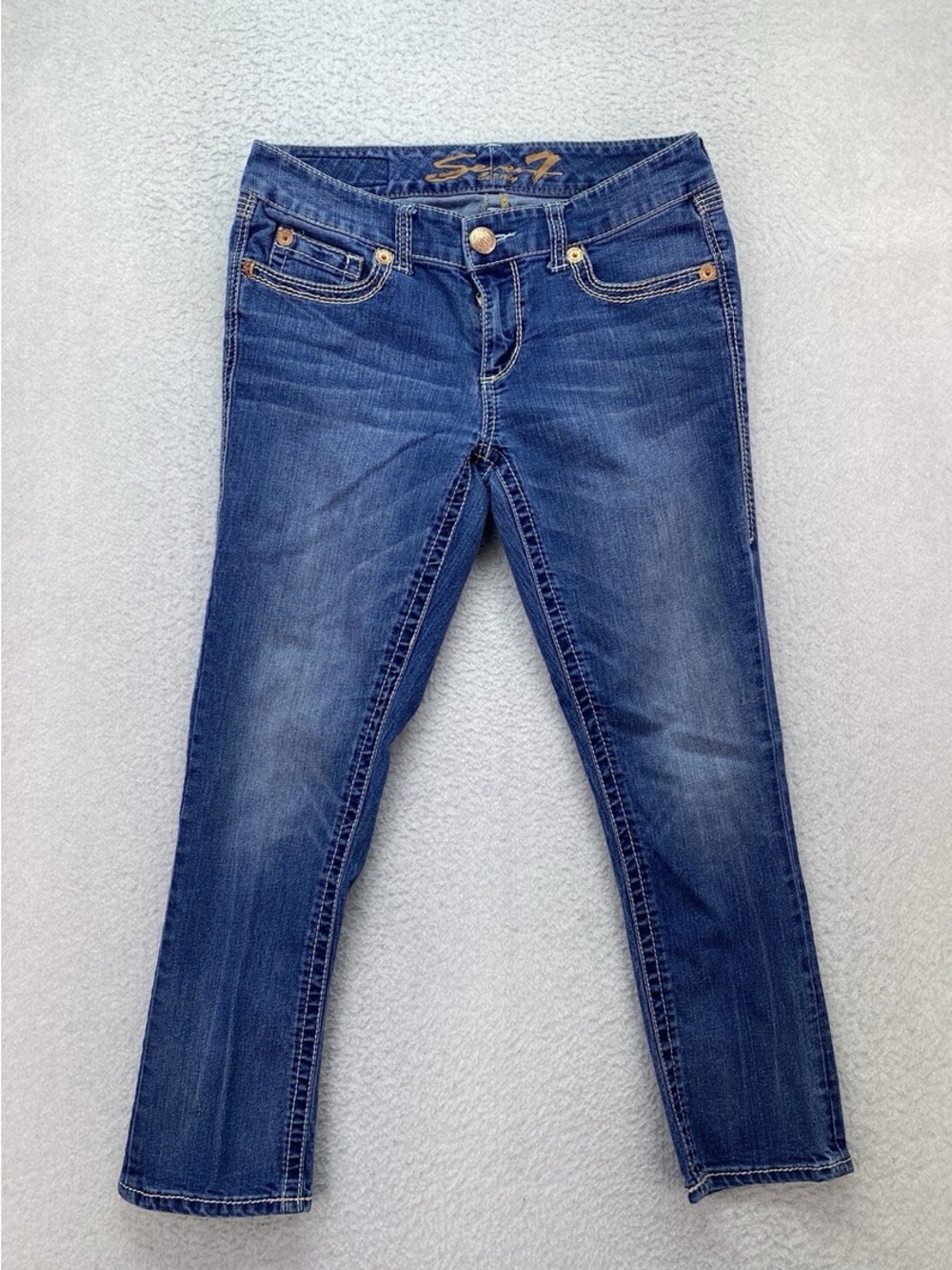 Seven7 Blue Flare Jeans